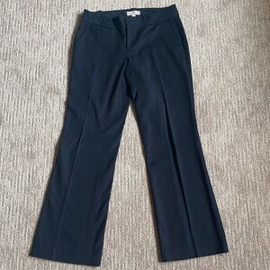 Banana Republic Black Cotton Martin Fit Trousers Dress Work Pants
